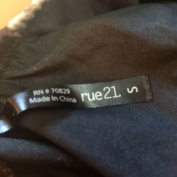 Rue 21 Strapless Animal Print woman's dress Size Small - Picture 4 of 5